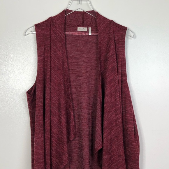 LOGO By Lori Goldstein Knit Vest XL - Picture 2 of 6
